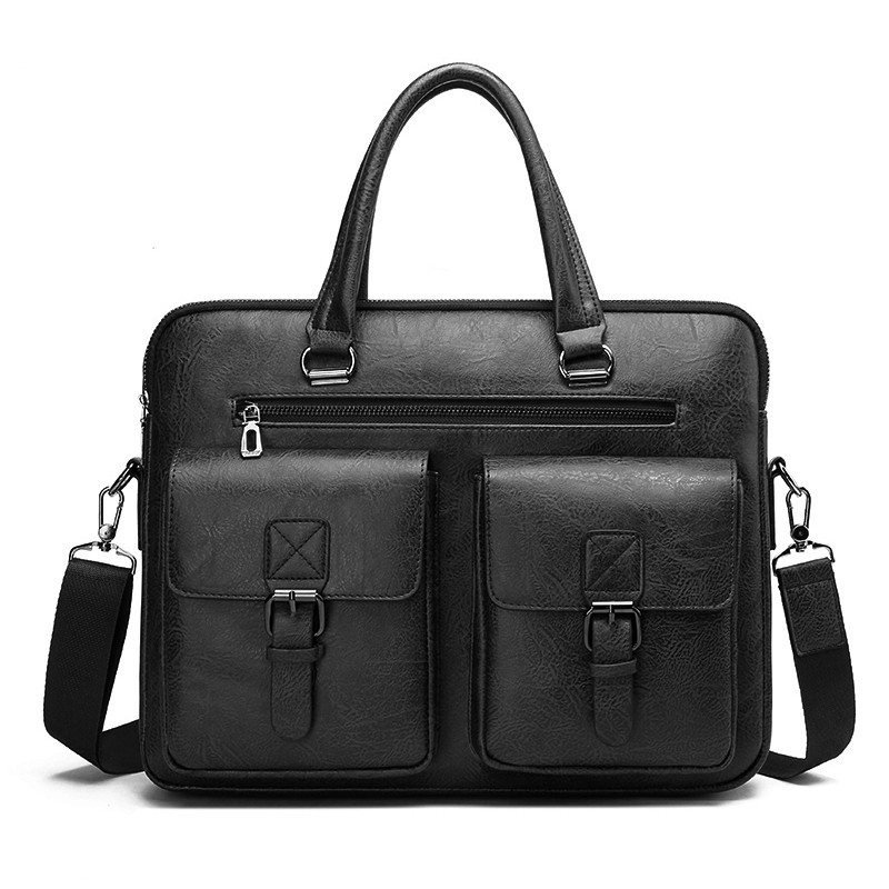 Luxury Brand Man Business Brie - Leather Briefcase review and price