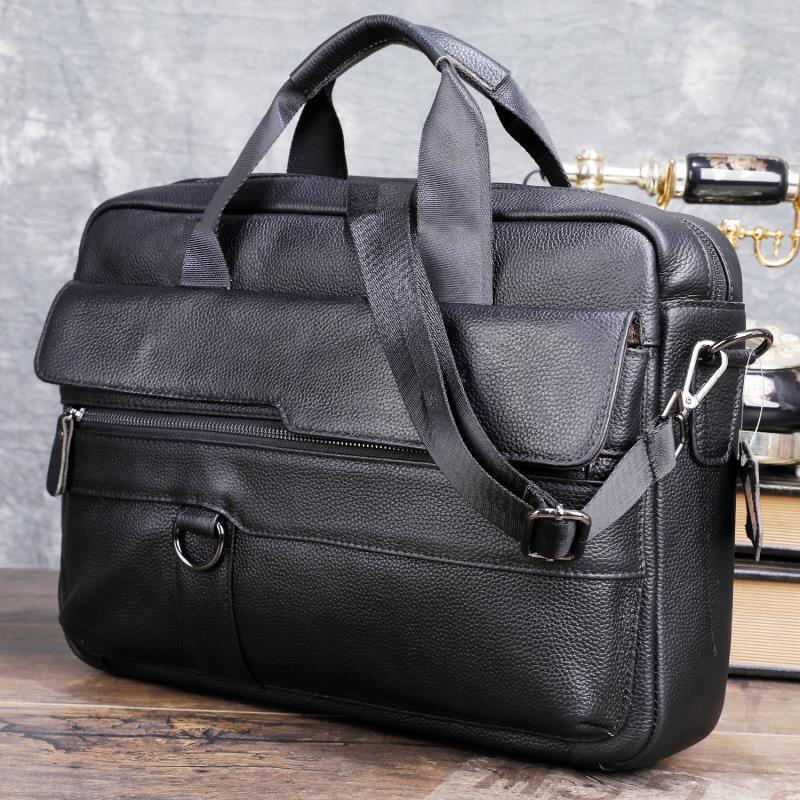 Large Men's Genuine Leather Ha - Leather Briefcase review and price