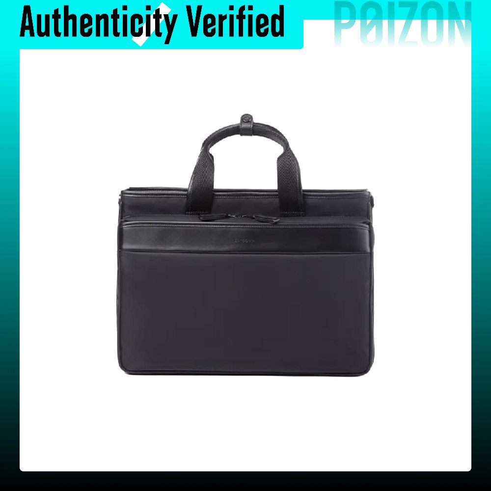 SAMSONITE Fabric With Cow Leat - Leather Briefcase review and price