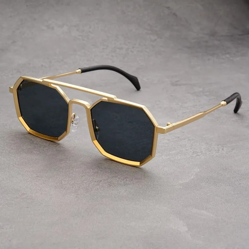 New Double Beam Metal Eyeglass - Sunglasses Uv400 review and price