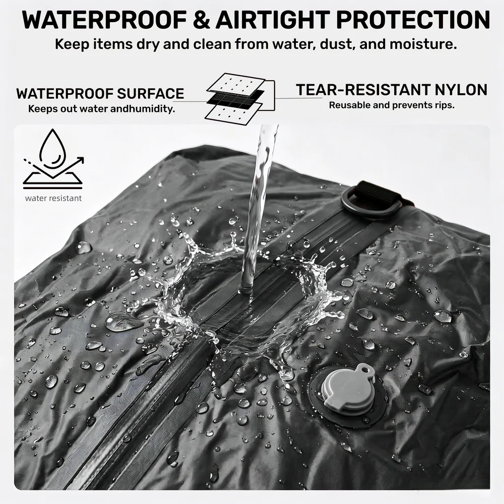 Vacuum Compression Storage Bag - Travel Luggage Set review and price