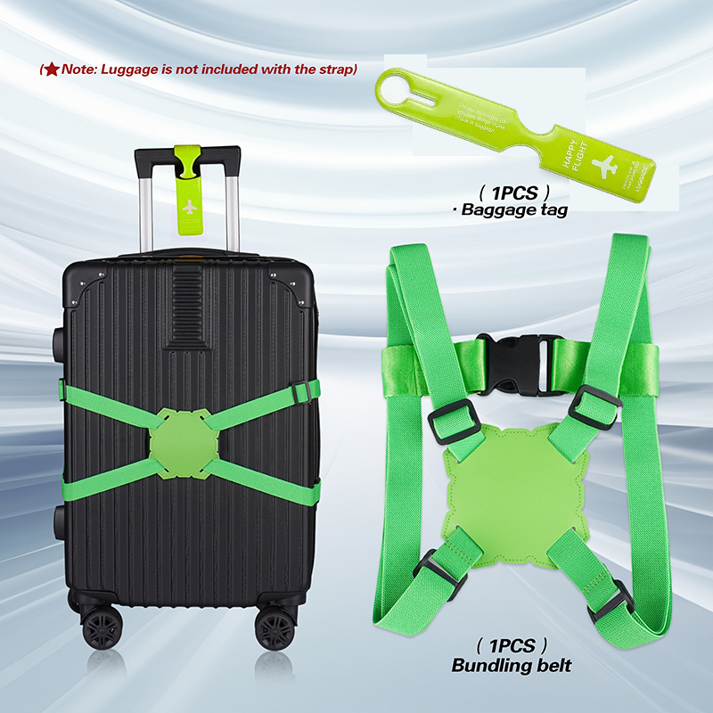2-Piece Luggage Strap Set + Lu - Travel Luggage Set review and price
