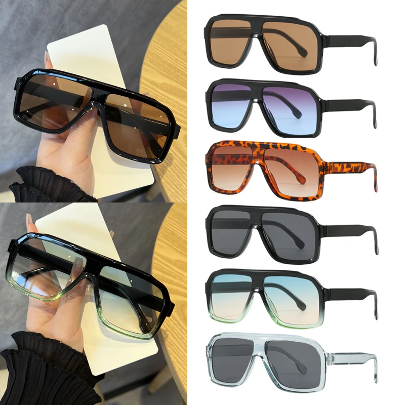 1PCS Oversized Square Anti Lig - Sunglasses Uv400 review and price