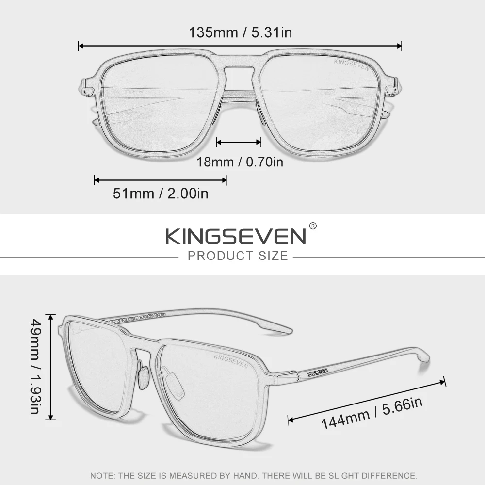 KINGSEVEN Men Women Polarized  - Sunglasses Uv400 review and price