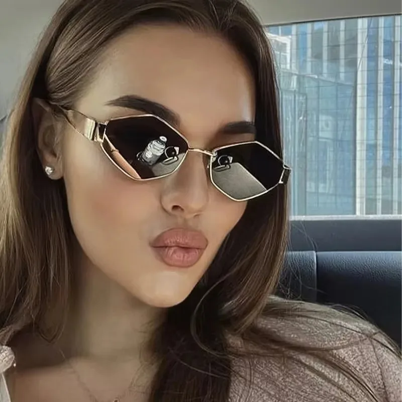 Fashion Polygonal Women Sungla - Designer Sunglasses review and price
