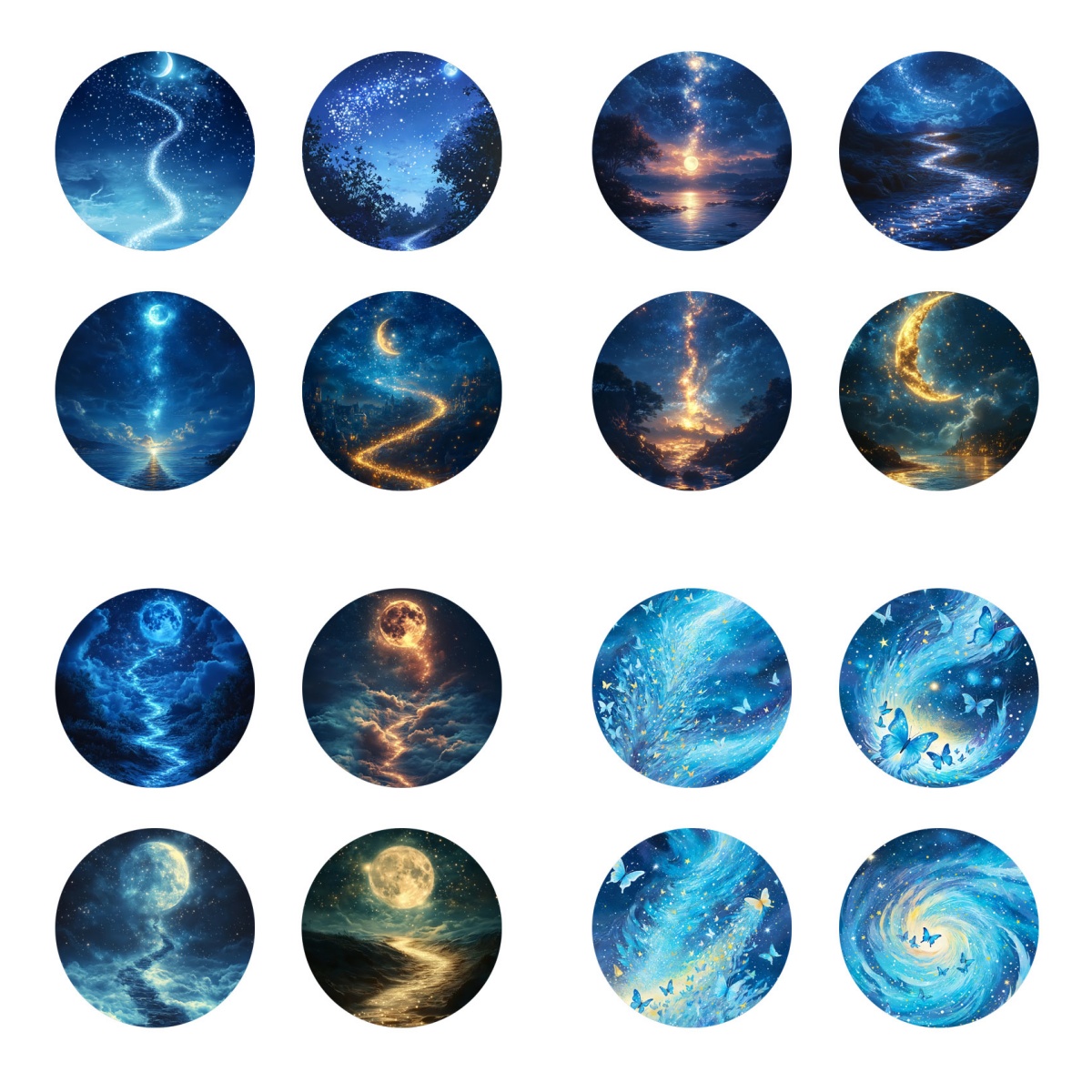 4-Piece Set of Colorful Starry - Marble Coaster Set review and price