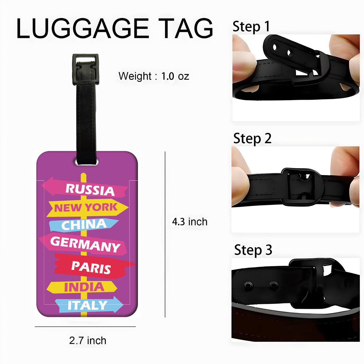 Creative Road Sign Indication  - Travel Luggage Set review and price