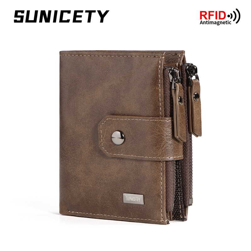 Anti-TheftCross-Border Busines - Leather Wallet Men review and price
