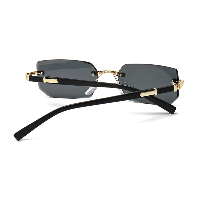 1/2pcs Trendy Rimless Sunglass - Sunglasses Uv400 review and price